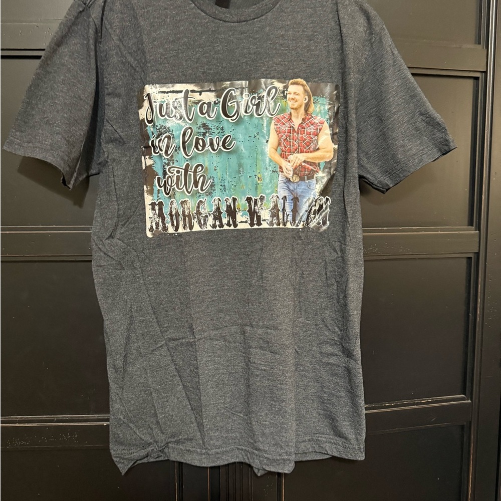 Gildan Dark Gray Graphic Tee